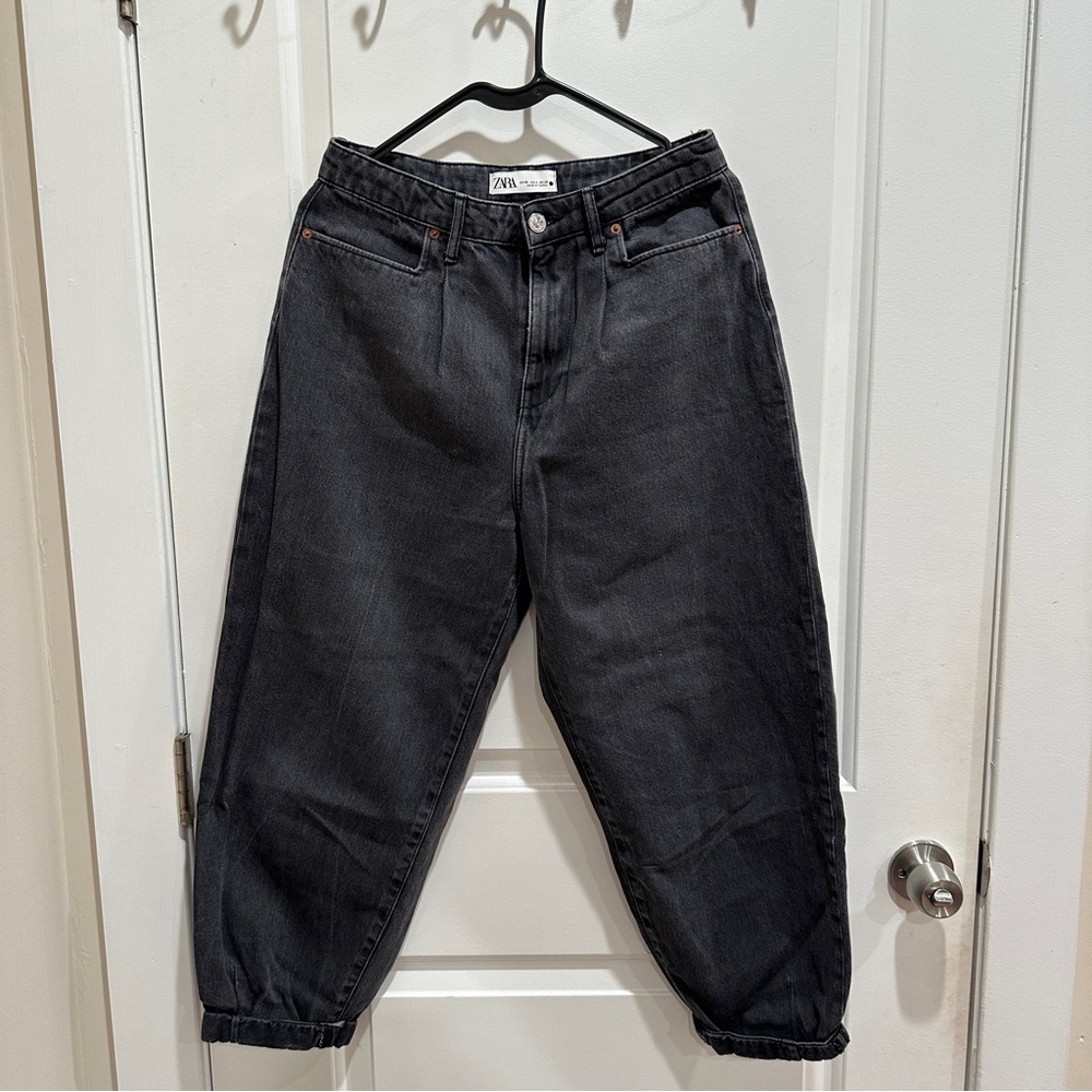 Zara Charcoal Denim Pants